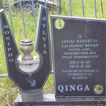 QINGA Nosipho Sylvia 1933-2005