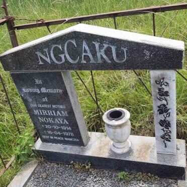 NGCAKU Mirriam Nokaya 1914-1978