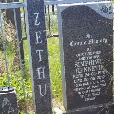 ZETHU Simphiwe Kenneth 1978-2012