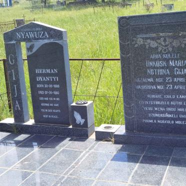 GIJA Herman Dyantyi 1888-1993 &amp; Maria Nothina 1902-1971