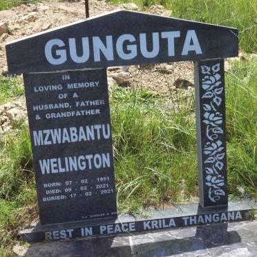 GUNGUTA Mzwabantu Welington 1951-2021