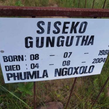 GUNGUTHA Siseko 1981-2004