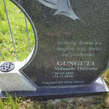 GUNGUTA Nofanele Thozama 1946-2010