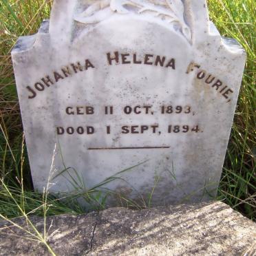 FOURIE Johanna Helena 1893-1894
