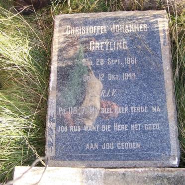 GREYLING Christoffel Johannes 1861-1944