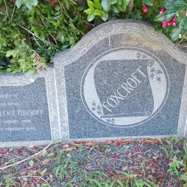 FOXCROFT William Wallace 1868-1940 &amp; Emma Faulkner FITZHENRY 1870-1953