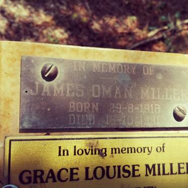 MILLER James Oman 1918-1991