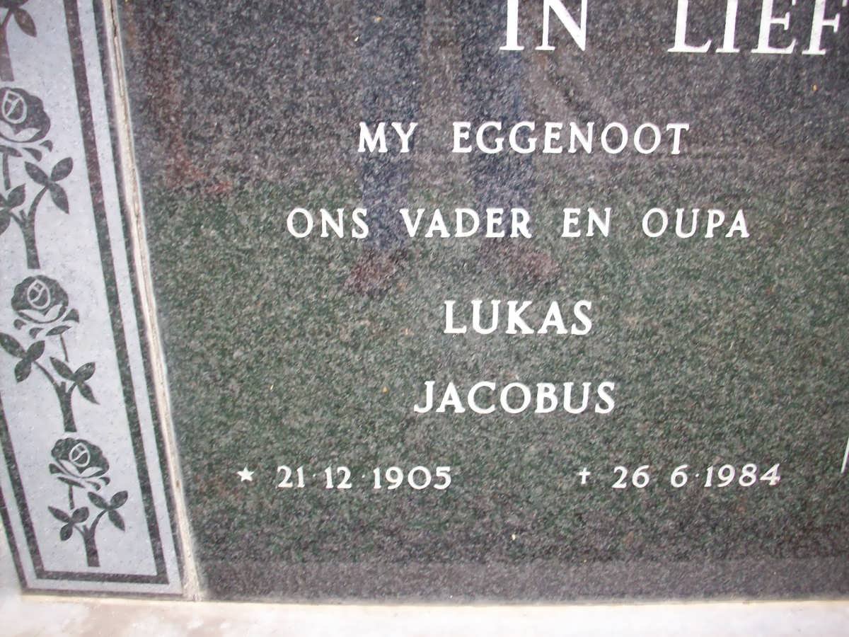 BARKHUIZEN Lukas Jacobus 1905-1984