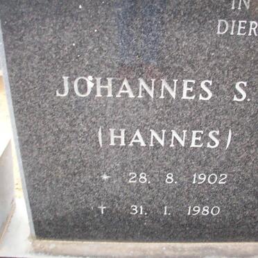 BEKKER Johannes S.A. 1902-1980