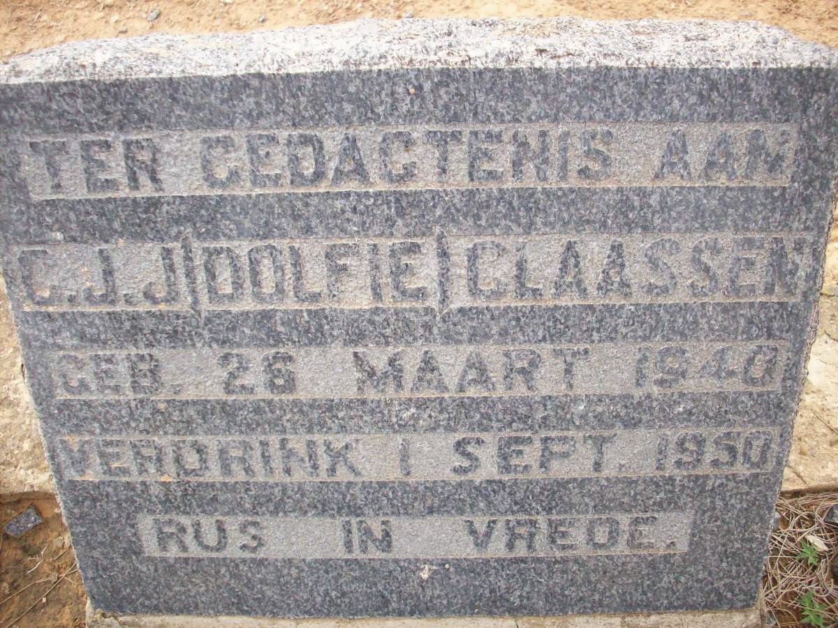 CLAASSEN C.J.J. 1940-1950