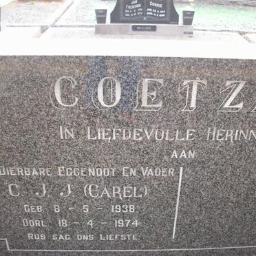 COETZEE C.J.J. 1938-1974