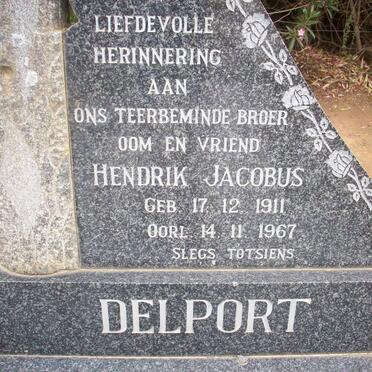 DELPORT Hendrik Jacobus 1911-1967