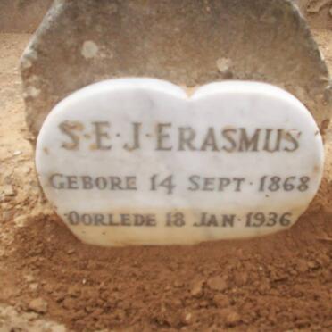 ERASMUS S.E.J. 1868-1936