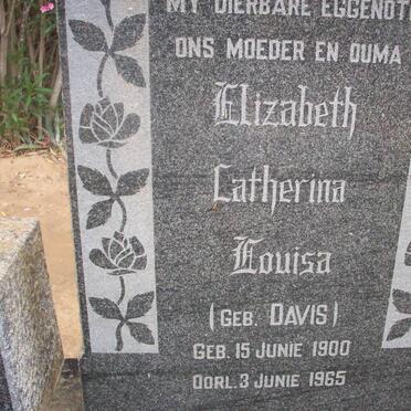 ELS Francois J. 1896-1972 &amp; Elizabeth Catharina Louisa DAVIS 1900-1965
