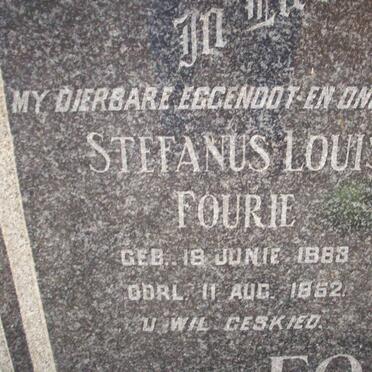FOURIE Stefanus Louis 1883-1952