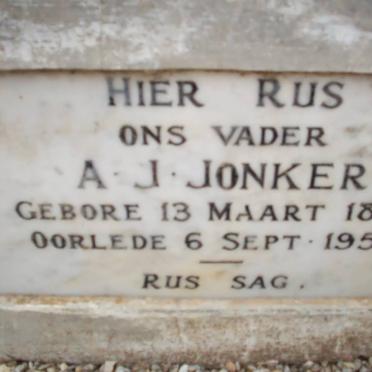 JONKER A.J. 1867-1950