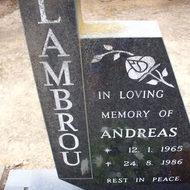 LAMBROU Andreas 1965-1986