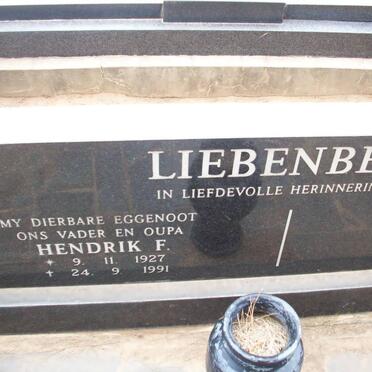 LIEBENBERG Hendrik F. 1927-1991