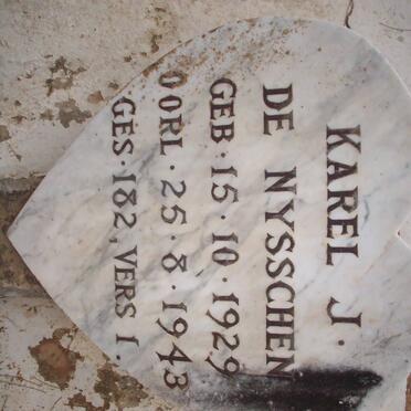 NYSSCHEN Karel J., de 1929-1943