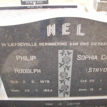 NEL Philip Rudolph 1879-1954 &amp; Sophia Catharina STRYDOM 1889-1971