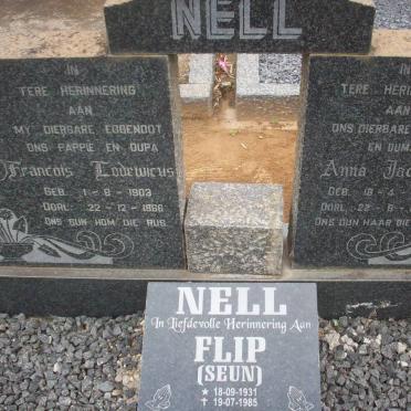 NELL Francois Lodewicus 1903-1966 &amp; Anna Jacoba 1903-1982 :: NELL Flip 1931-1985