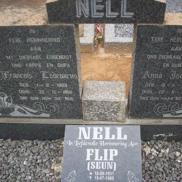 NELL Francois Lodewicus 1903-1966 &amp; Anna Jacoba 1903-1982 :: NELL Flip 1931-1985