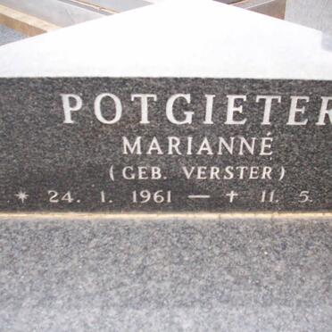 POTGIETER Marianne nee VERSTER 1961-1989