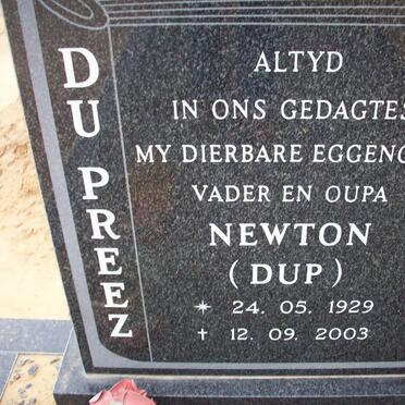 PREEZ Newton, du 1929-2003