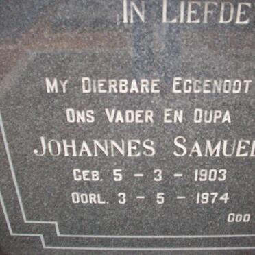 PIENAAR Johannes Samuel 1903-1974 &amp; Rosalina Johanna NAUDE 1904-1982