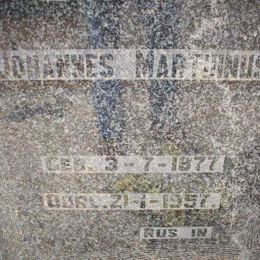 TOIT Johannes Martinus, du 1877-1957