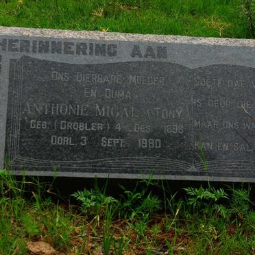 BOTHA Pieter Barend 1885-1964 &amp; Anthonie Migal GROBLER 1898-1980