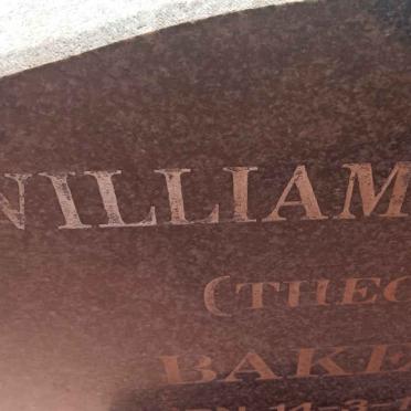BAKER William David 1906-1996