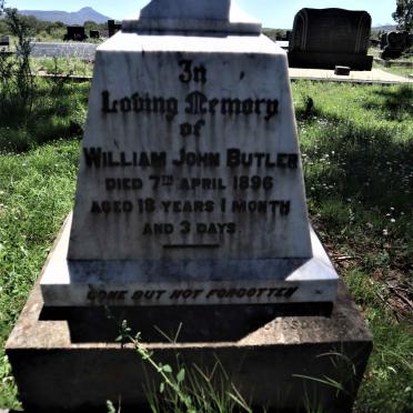 BUTLER William John -1896