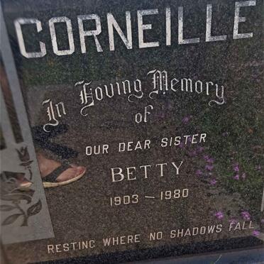 CORNEILLE Betty 1903-1980