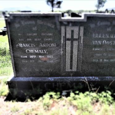 CHEMALY Francis Anton 1903-1953 :: VAN OOSTEN Ellen formerly CHEMALY nee DE WITT -1990