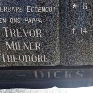 DICKS Trevor Milner Theodore 1929-1980
