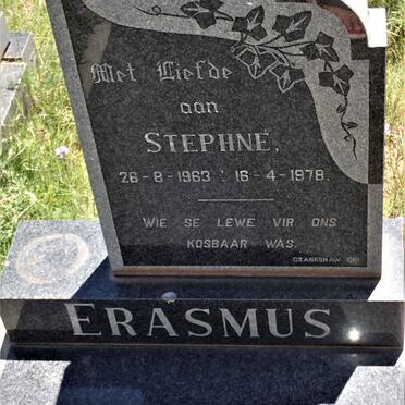 ERASMUS Stephne 1963-1978