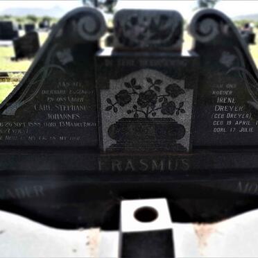 ERASMUS Carl Stephanus Johannes 1888-1960 :: DREYER Irene nee DREYER 1902-1989