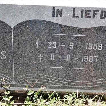 GOOSEN Willem Jacobus 1909-1987 &amp; Susara Frederika OELOFSE 1912-1986