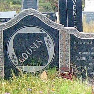 GOOSEN Gabriel Johannes de Villiers 1878-1952 &amp; Magdalena Sophia SERFONTEIN 1884-1971