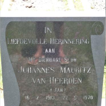 HEERDEN Johannes Mauritz, van 1913-1970