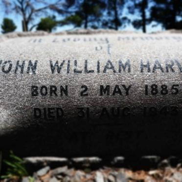 HARVETT John William 1885-1943