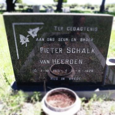 HEERDEN Pieter Schalk, van 1913-1929