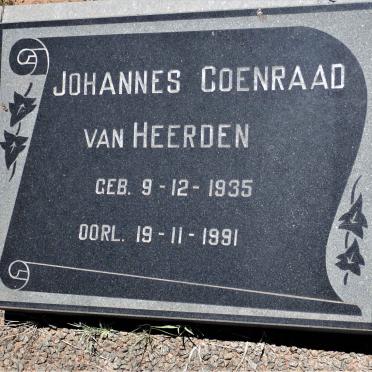HEERDEN Johannes Coenraad, van 1935-1991