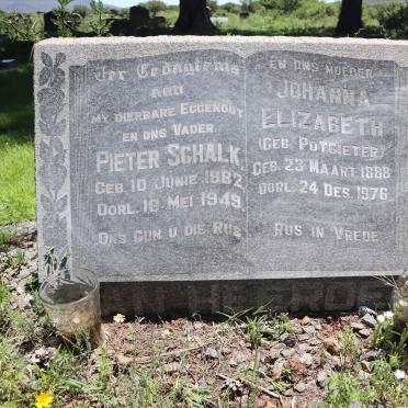 HEERDEN Pieter Schalk, van 1882-1949 &amp; Johanna Elizabeth POTGIETER 1888-1976