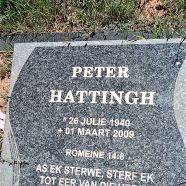 HATTINGH Peter 1940-2009