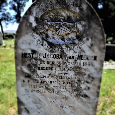 HEERDEN Hester Jacoba, van 1886-1919