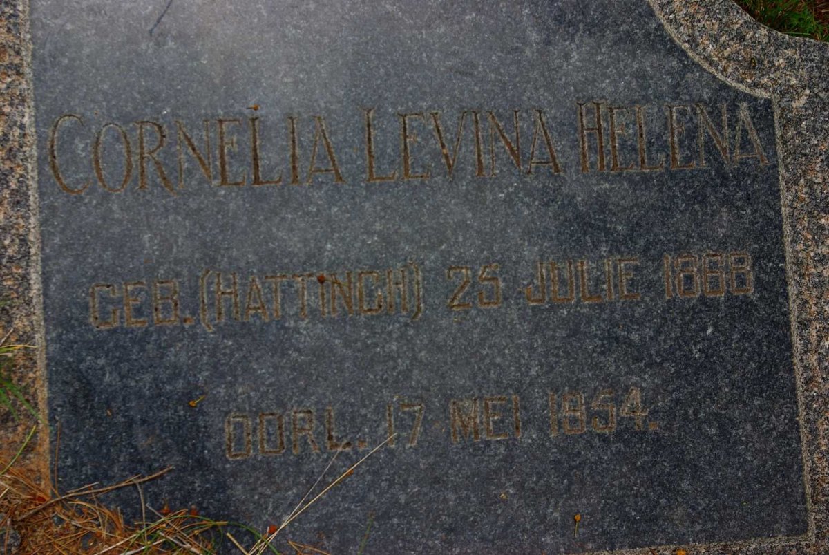 HEERDEN Willem Jacobus, van 1863-1946 &amp; Cornelia Levina Helena HATTINGH 1868-1954
