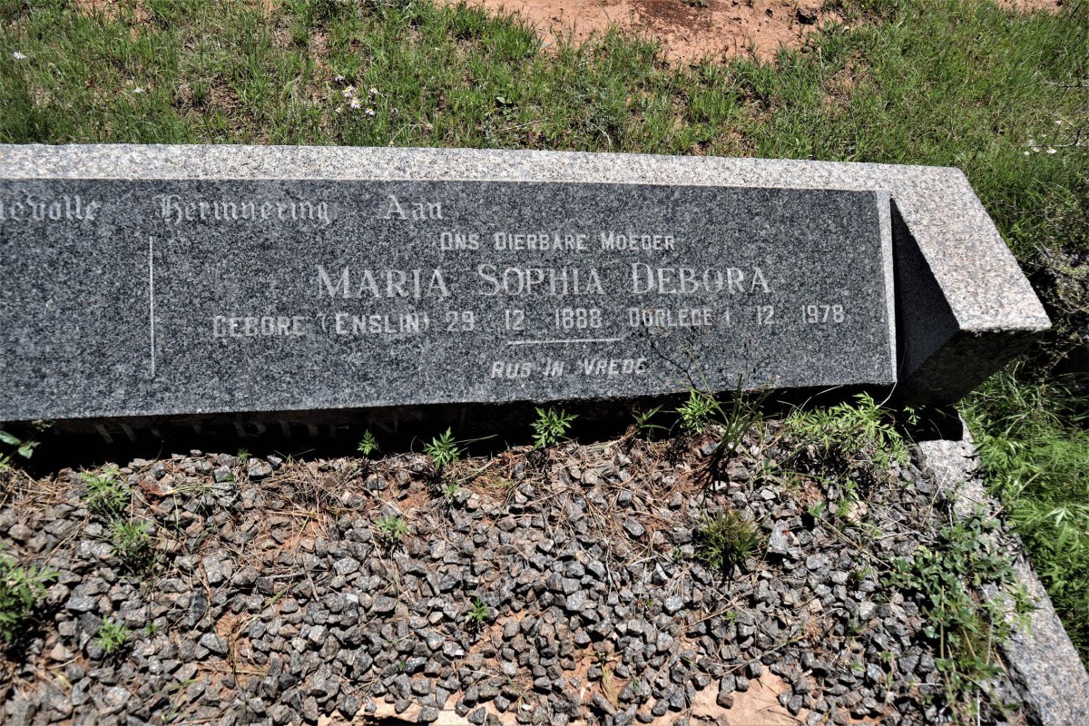 HEERDEN Adriaan Cornelius, van 1887-1960 &amp; Maria Sophia Debora ENSLIN 1888-1978
