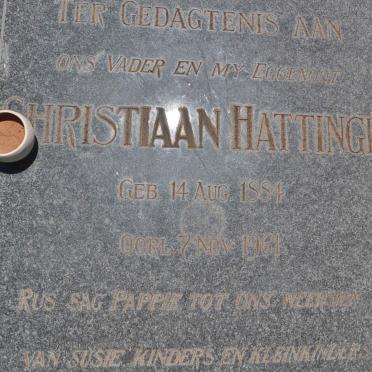 HATTINGH Christiaan 1884-1961